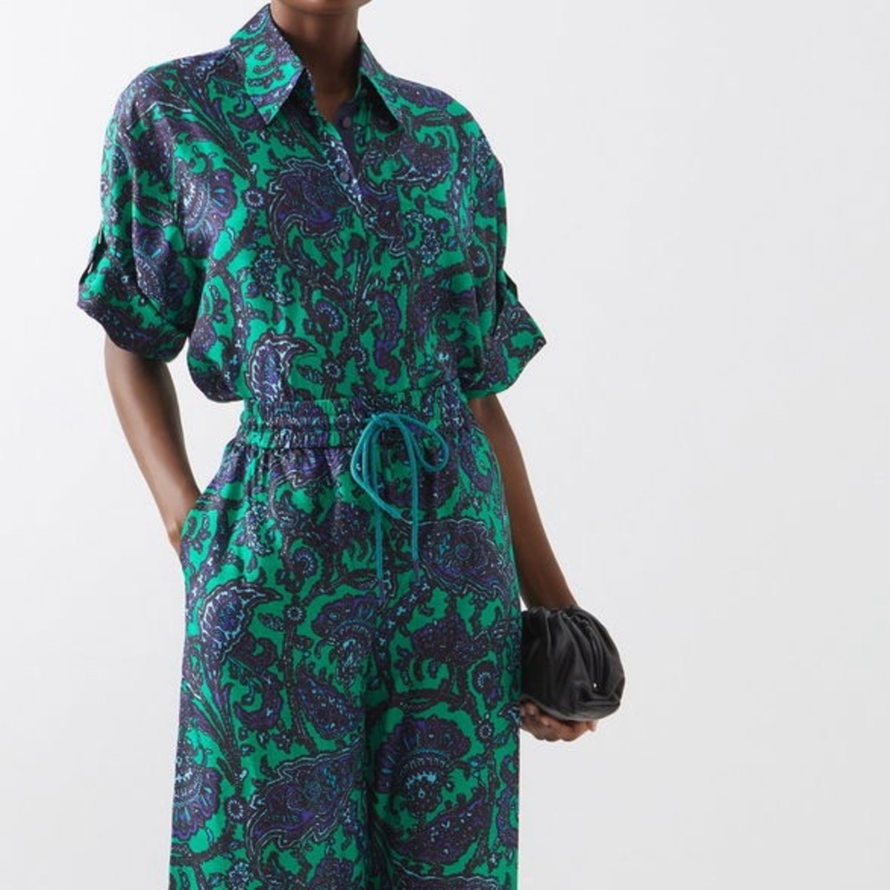 Zimmermann Tiggy Paisley 100% Silk Shirt